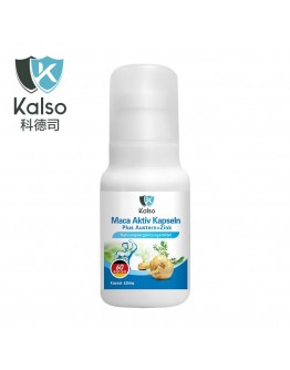 Kalso科德司 瑪卡蠔鋅元氣膠囊 60粒/瓶安摩兒