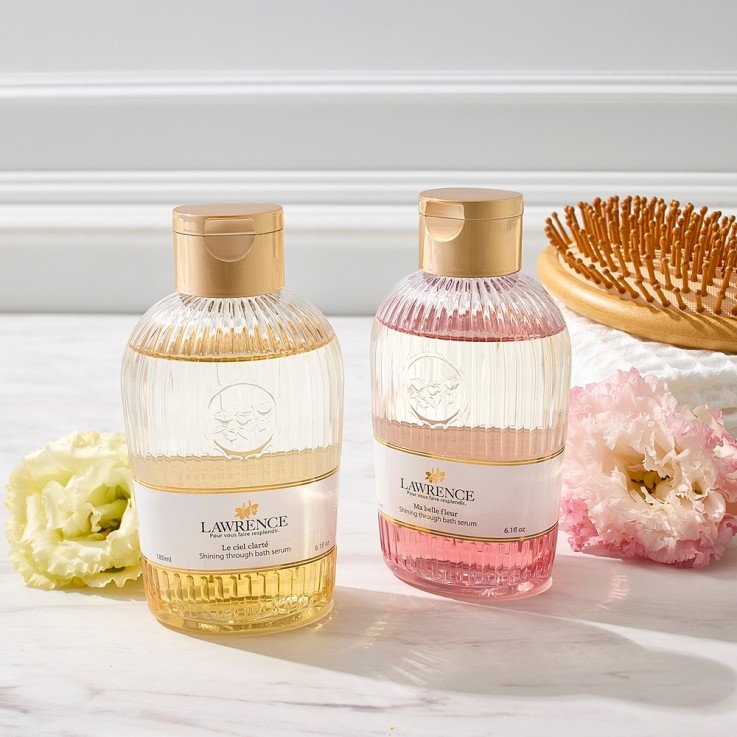 LAWRENCE柔綸絲-粉漾 溫感風呂精華油180ml安摩兒