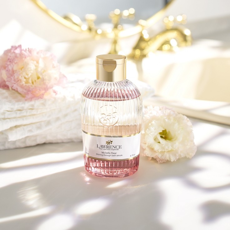 LAWRENCE柔綸絲-粉漾 溫感風呂精華油180ml安摩兒