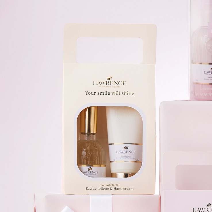 LAWRENCE柔綸絲-晨曦 閃閃惹人疼香水禮盒安摩兒