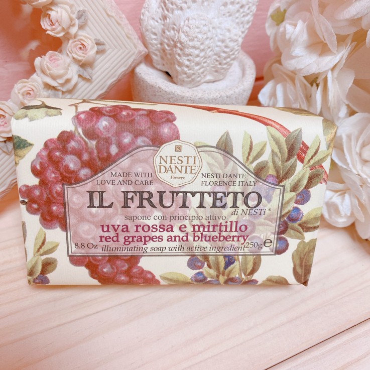天然鮮果-紅葡萄藍莓皂250g安摩兒