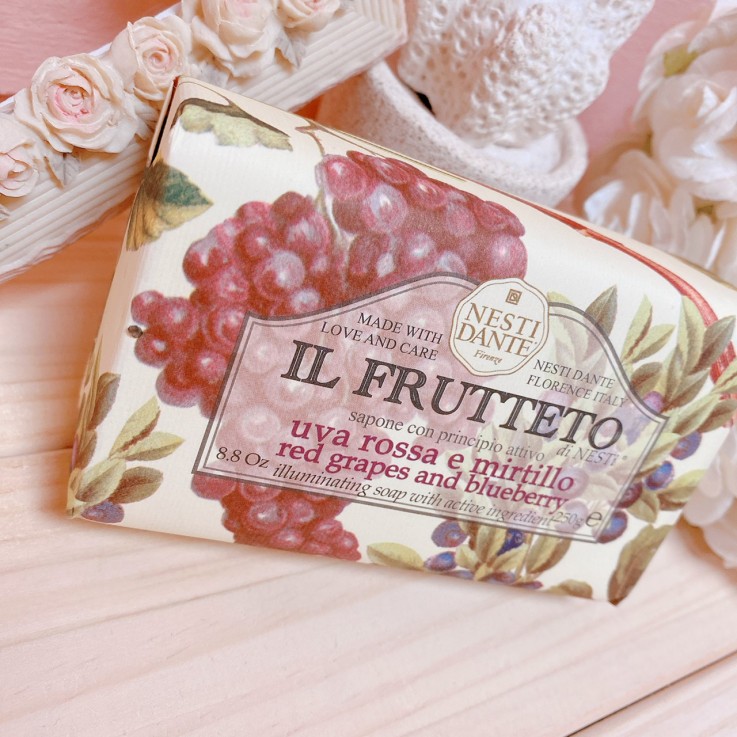 天然鮮果-紅葡萄藍莓皂250g安摩兒