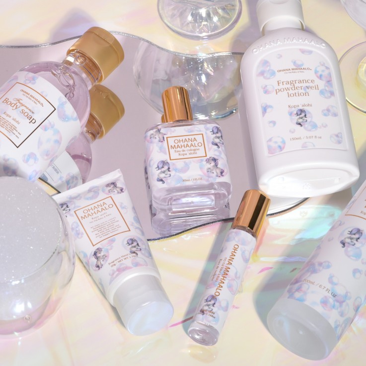 OHANA MAHAALO泡泡寶馬 涼感粉滑水凝露150ml安摩兒