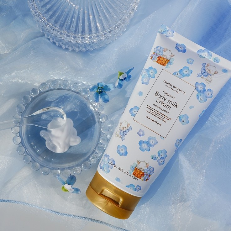 OHANA MAHAALO粉蝶翩翩 超金緻香體霜130g安摩兒