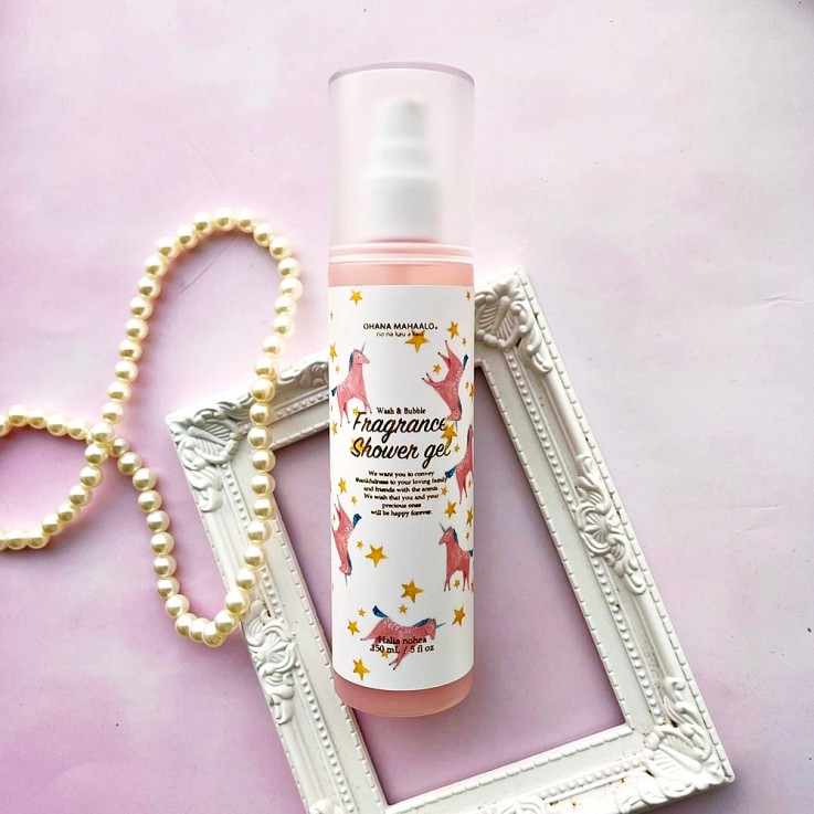 OHANA MAHAALO 奇幻夢境 粉香泡泡沐浴露150ml安摩兒