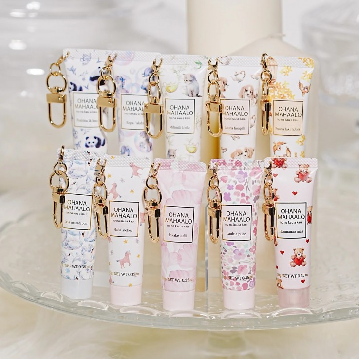 OHANA MAHAALO奶茶意境十時香隨限定護手霜吊飾10g安摩兒