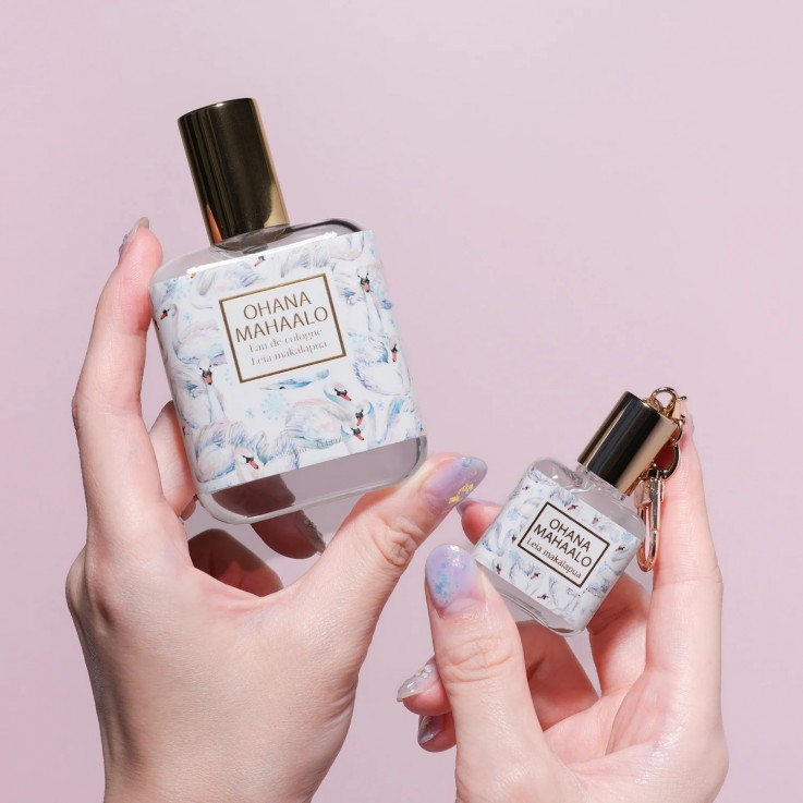 OHANA MAHAALO鈴蘭天鵝十時香隨限定香水吊飾安摩兒
