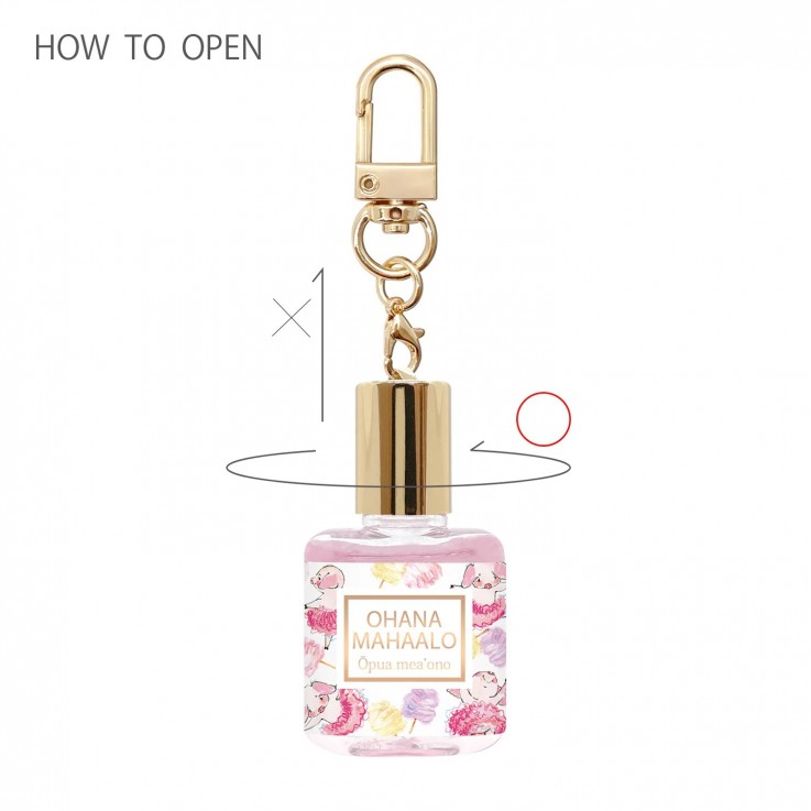 OHANA MAHAALO珍豬粉櫻十時香隨限定香水吊飾安摩兒