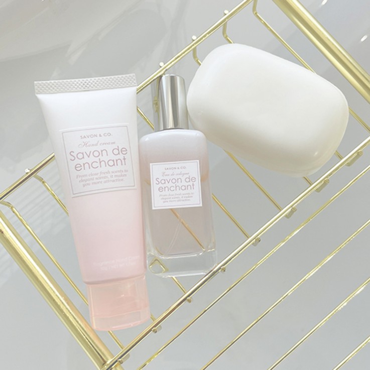 SAVON & CO. 橙色牡丹 潤澤護手霜50g安摩兒